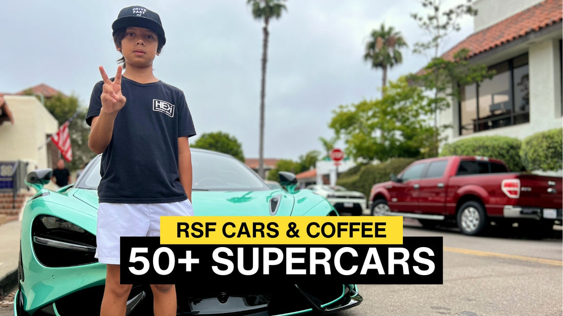 50+ Supercars at Rancho Santa Fe Cars & Coffee